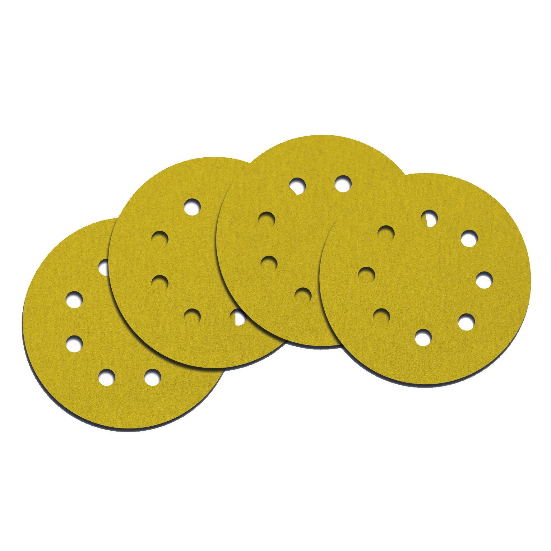 DeerFos Velcro Disc Paper Backing Yellow CA331 - Image 2
