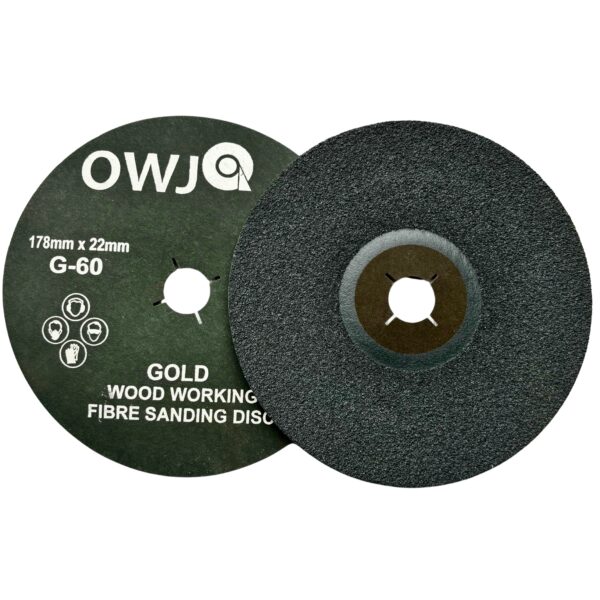 OWJ 7” Grinder Disc Zirconium Grains Fibre Sanding Disc 178mm ( 7 Inch) - Image 6
