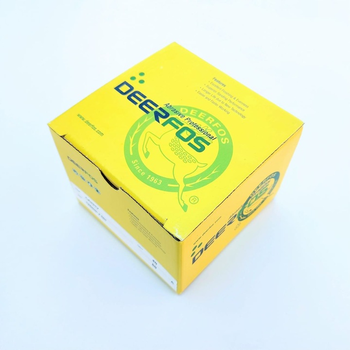 DeerFos Velcro Disc Paper Backing Yellow CA331 - Image 3