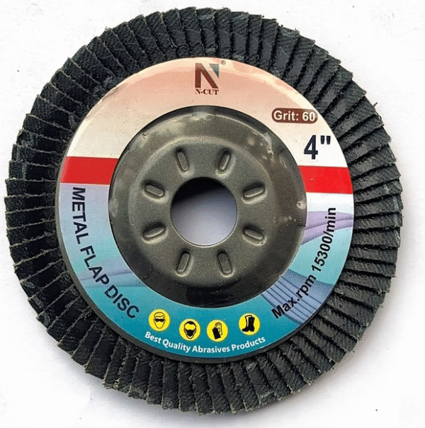 N- Cut | Metal Flap Disc | 4 Inch | Extra Usable Space